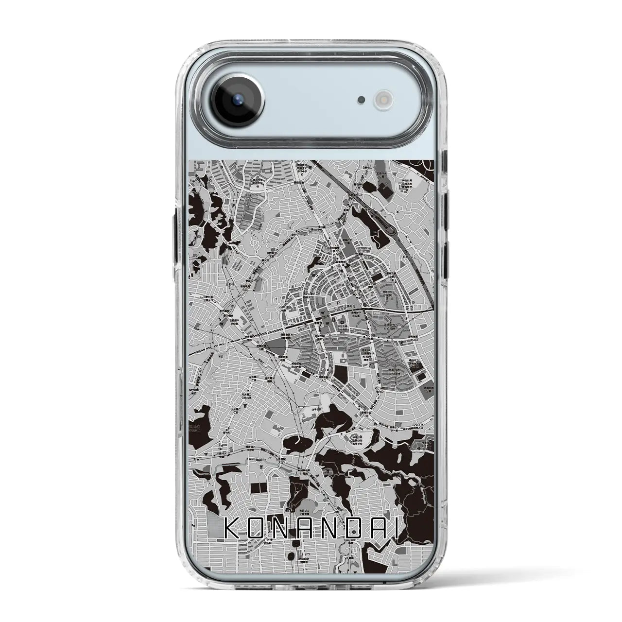 【港南台(神奈川県)】地図柄iPhoneケース(MagSafeタイプ)