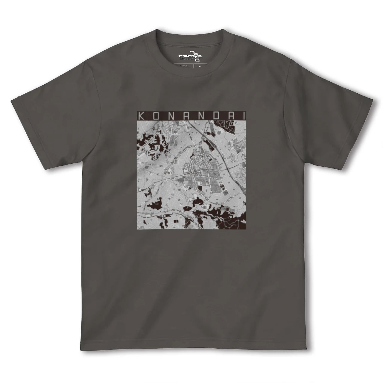 【港南台(神奈川県)】地図柄ヘビーウェイトTシャツ