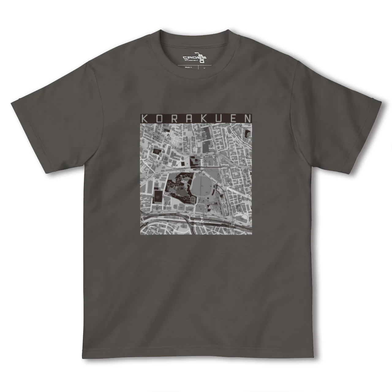 【後楽園(東京都)】地図柄ヘビーウェイトTシャツ