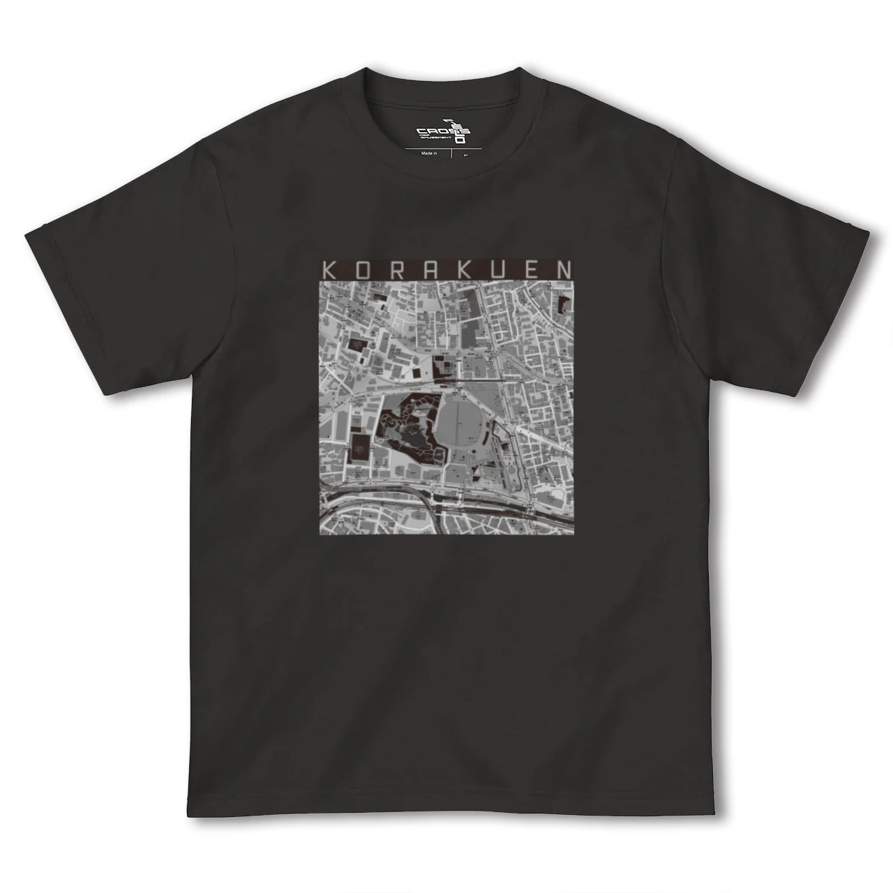 【後楽園(東京都)】地図柄ヘビーウェイトTシャツ