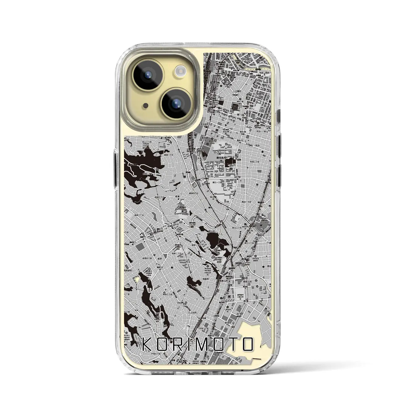 【郡元(鹿児島県)】地図柄iPhoneケース(MagSafeタイプ)