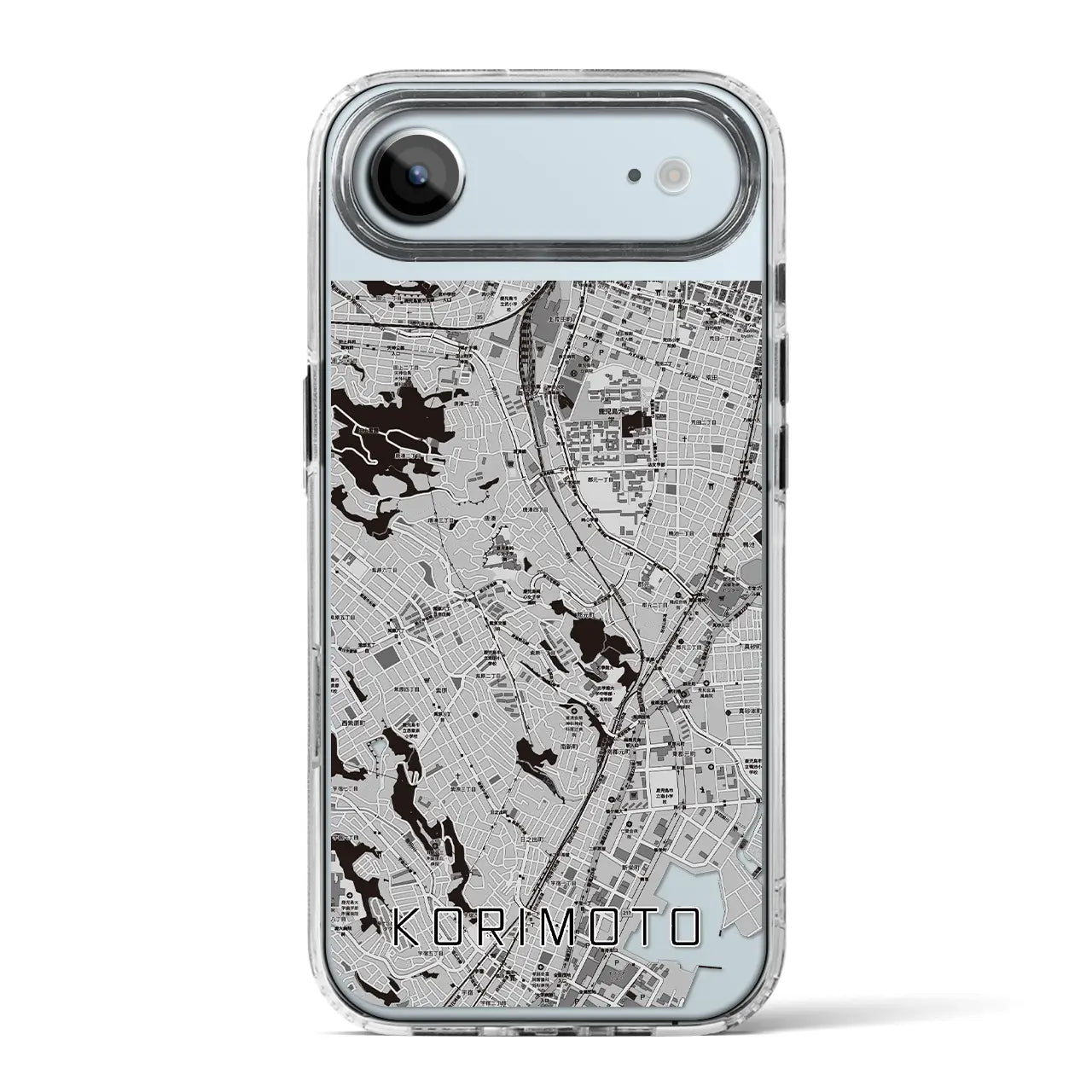 【郡元(鹿児島県)】地図柄iPhoneケース(MagSafeタイプ)