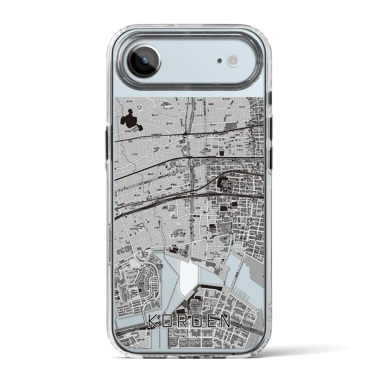 【香櫨園(兵庫県)】地図柄iPhoneケース(MagSafeタイプ)