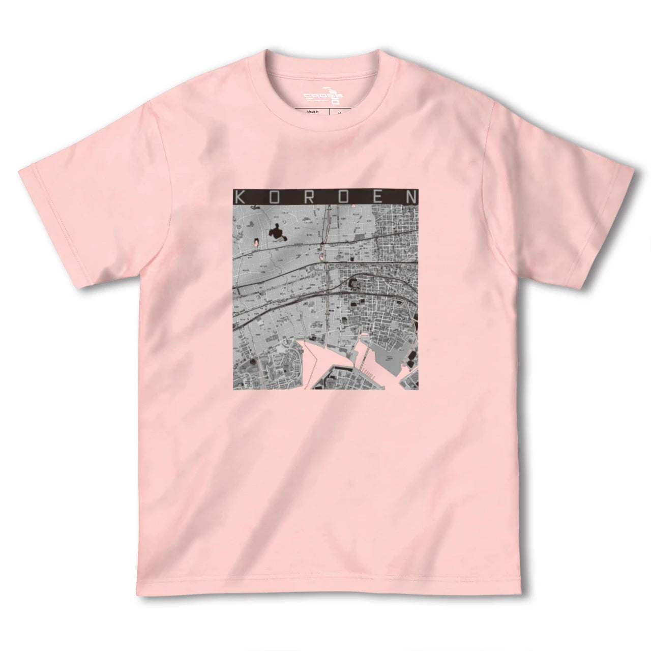 【香櫨園(兵庫県)】地図柄ヘビーウェイトTシャツ