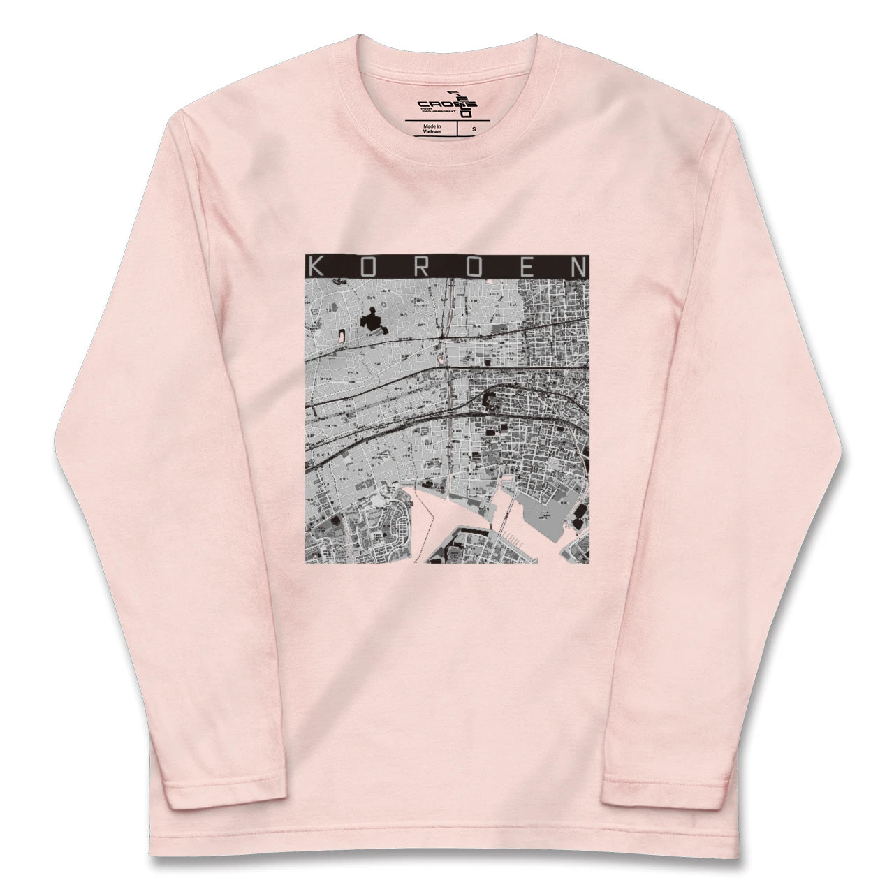 【香櫨園(兵庫県)】地図柄ロングスリーブTシャツ