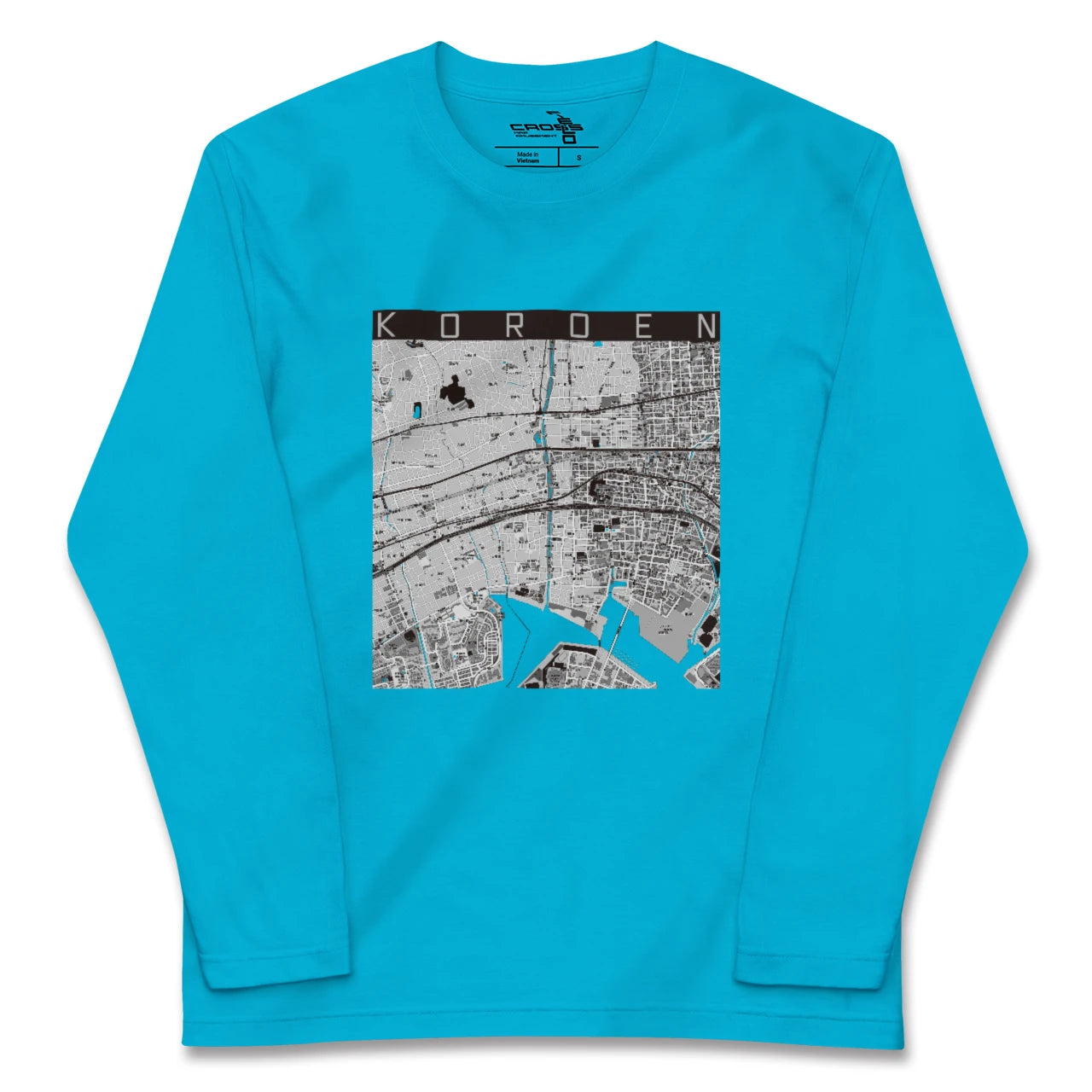 【香櫨園(兵庫県)】地図柄ロングスリーブTシャツ