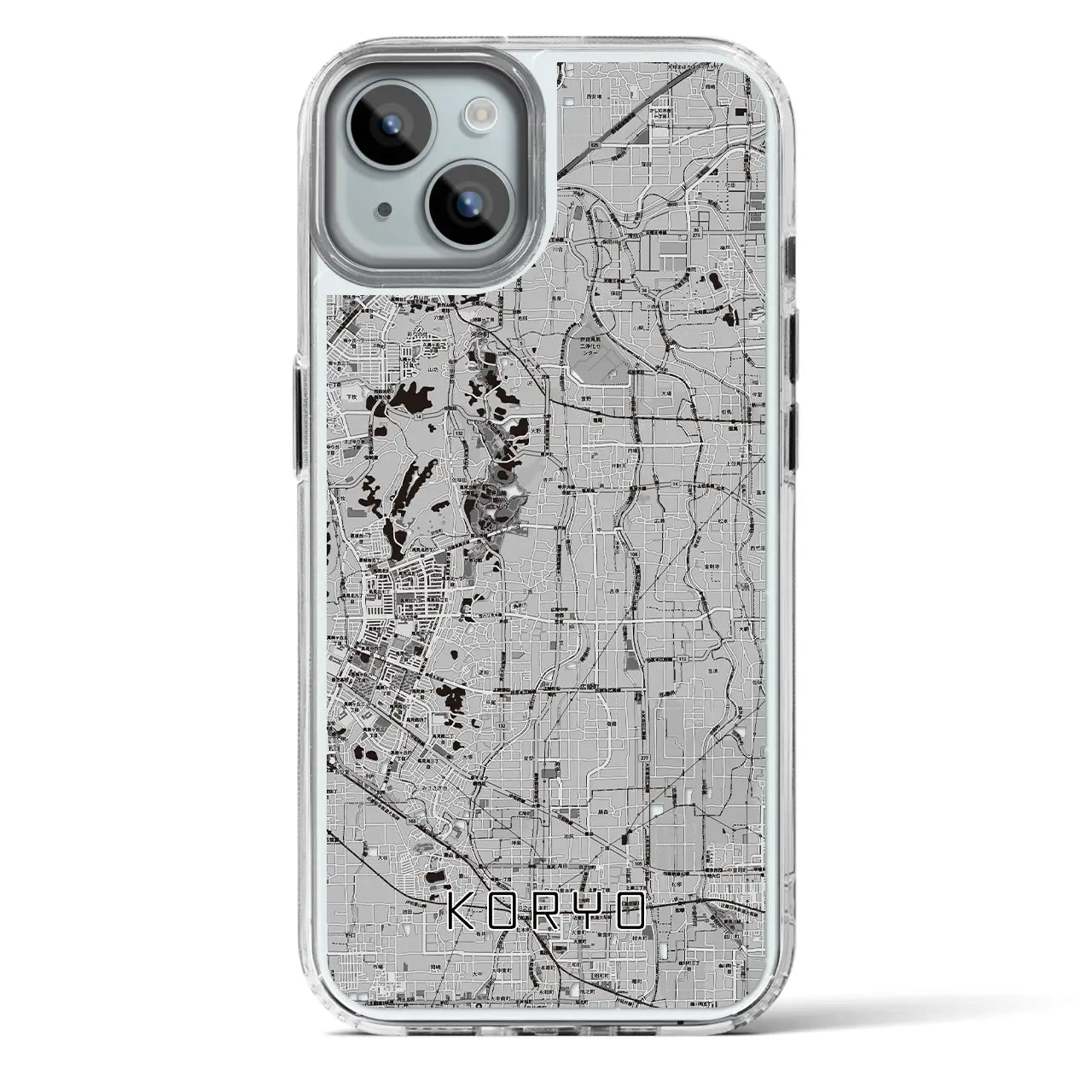 【広陵(奈良県)】地図柄iPhoneケース(MagSafeタイプ)