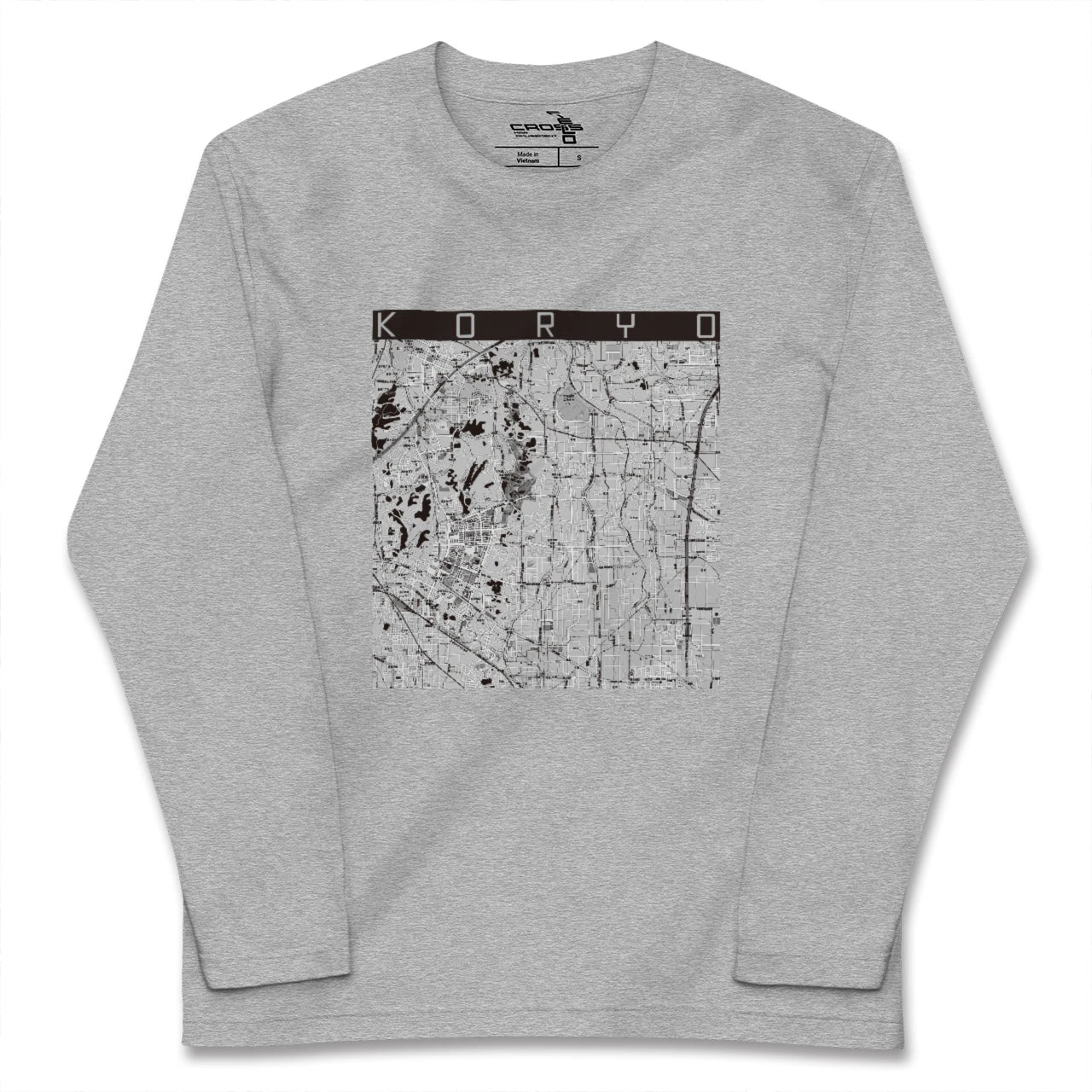 【広陵(奈良県)】地図柄ロングスリーブTシャツ