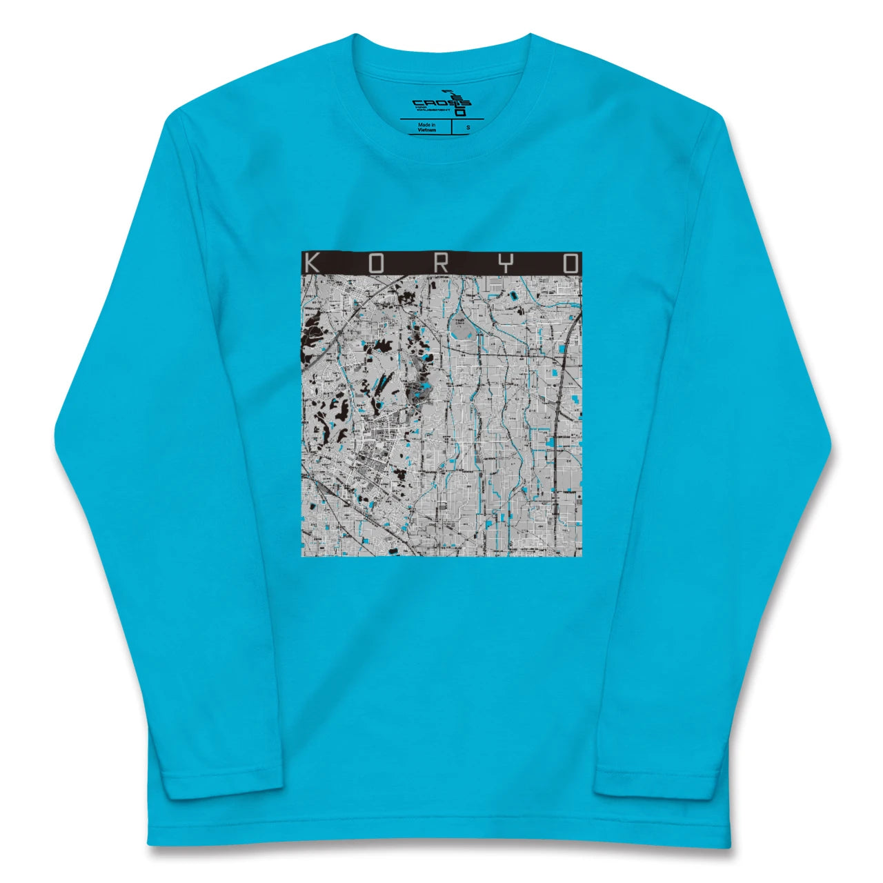 【広陵(奈良県)】地図柄ロングスリーブTシャツ