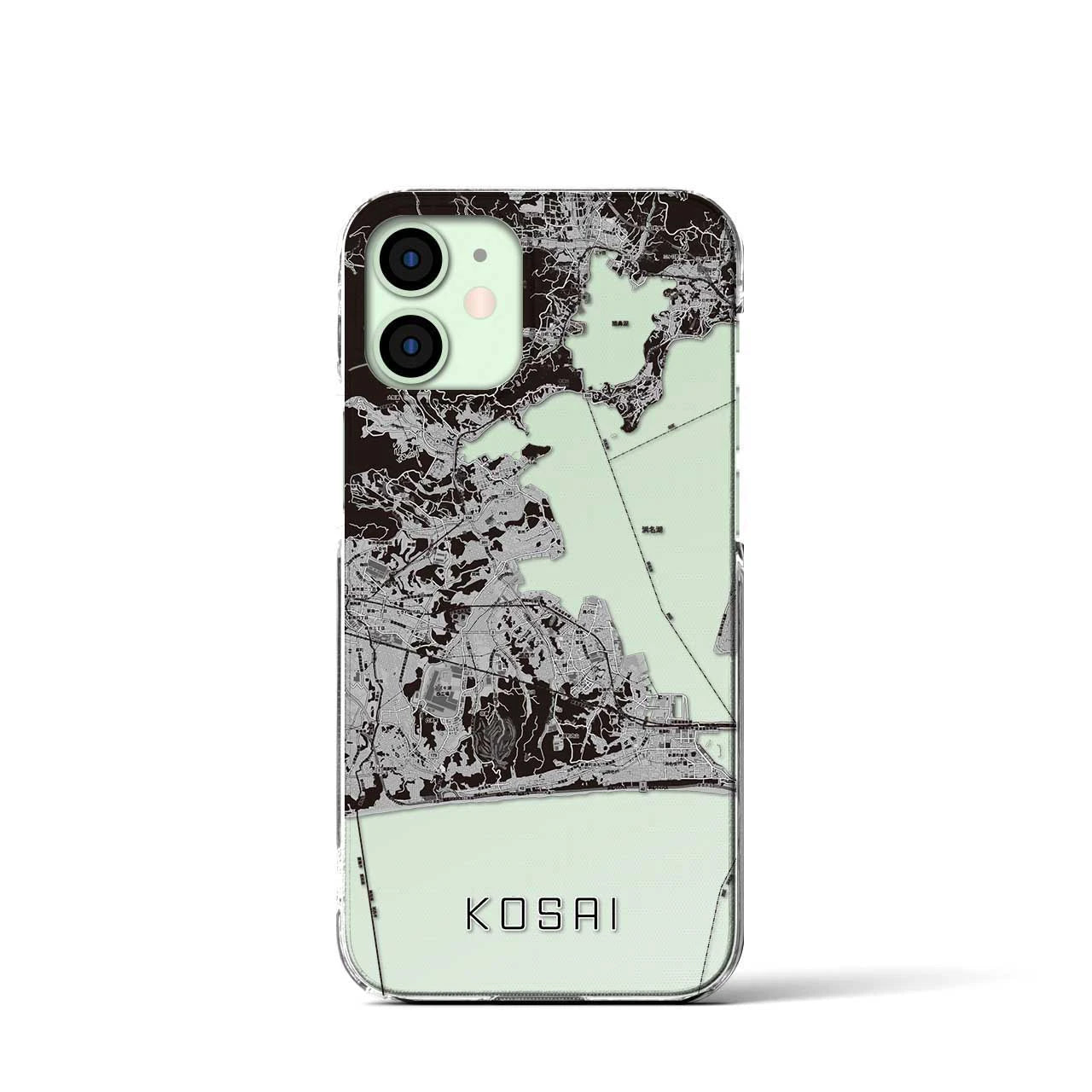 【湖西(静岡県)】地図柄iPhoneケース(クリアタイプ)