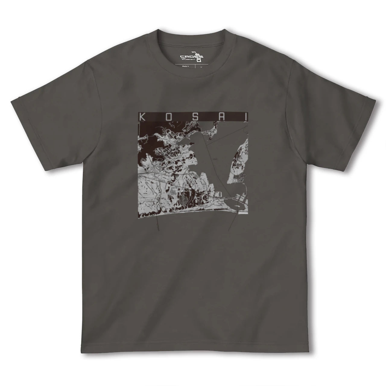 【湖西(静岡県)】地図柄ヘビーウェイトTシャツ