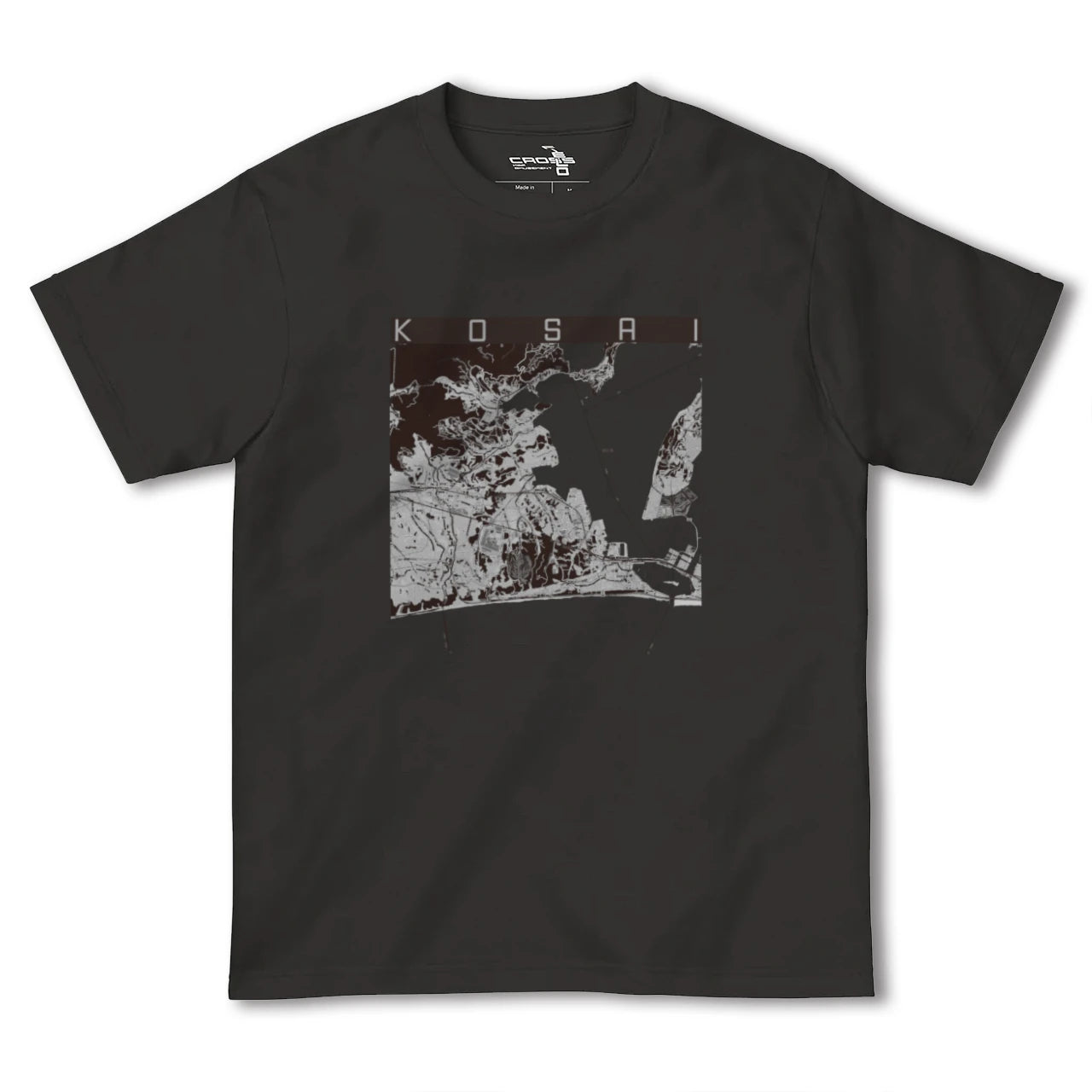 【湖西(静岡県)】地図柄ヘビーウェイトTシャツ