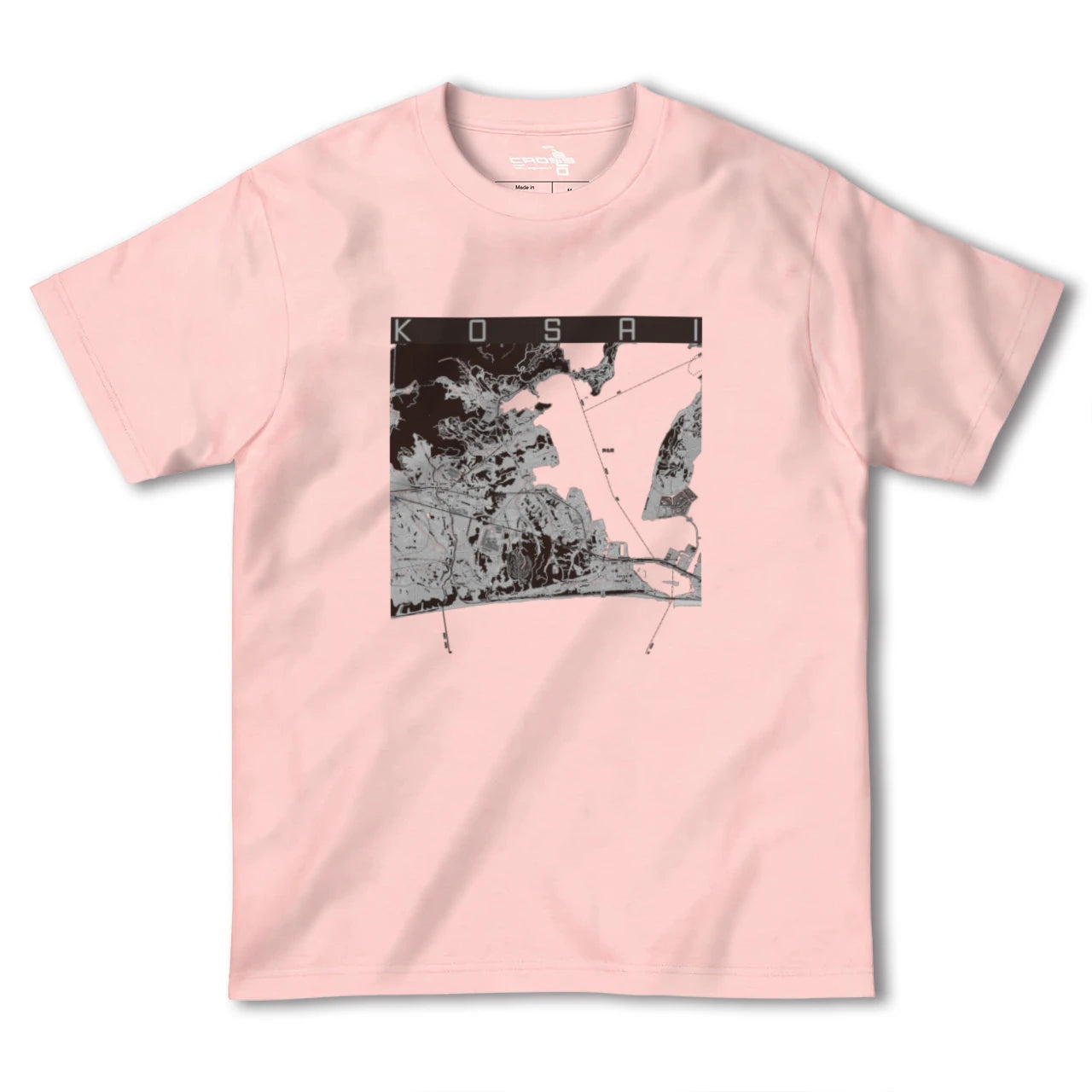 【湖西(静岡県)】地図柄ヘビーウェイトTシャツ