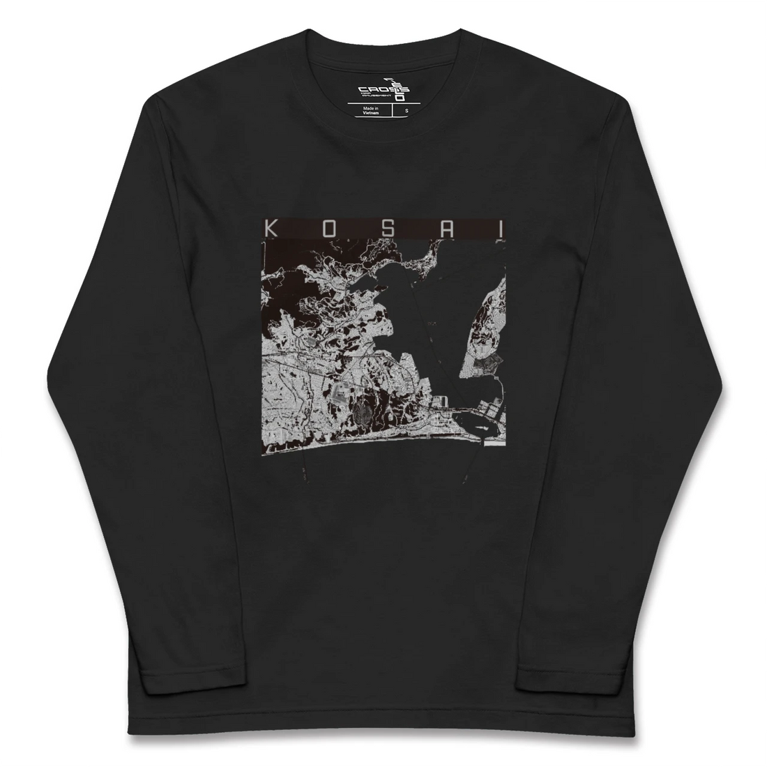 【湖西(静岡県)】地図柄ロングスリーブTシャツ