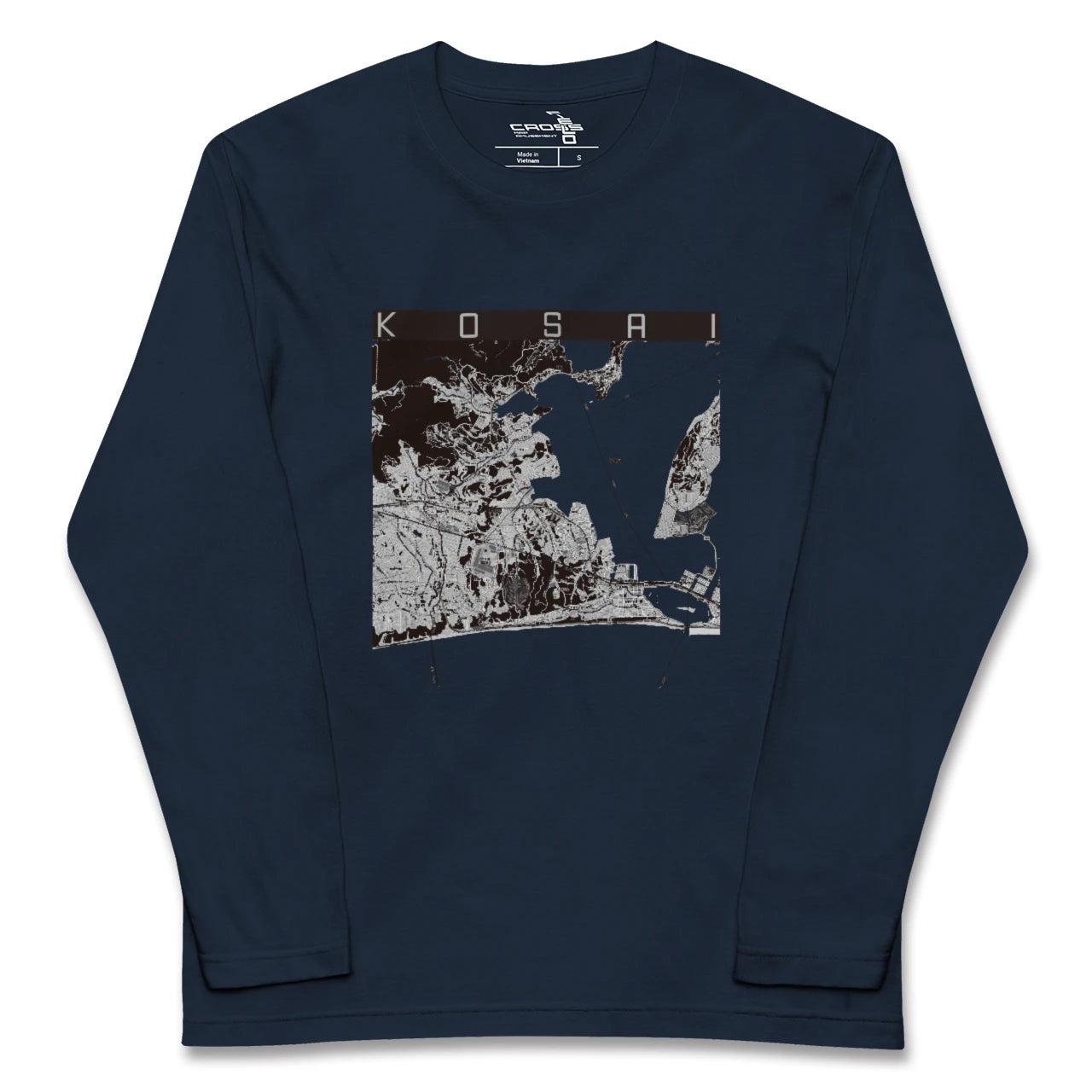 【湖西(静岡県)】地図柄ロングスリーブTシャツ