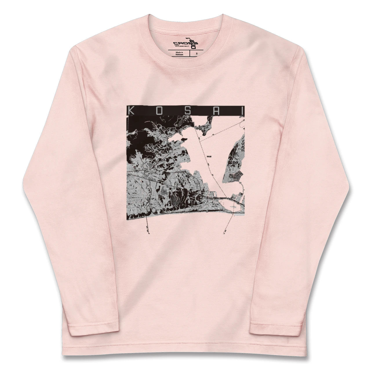 【湖西(静岡県)】地図柄ロングスリーブTシャツ