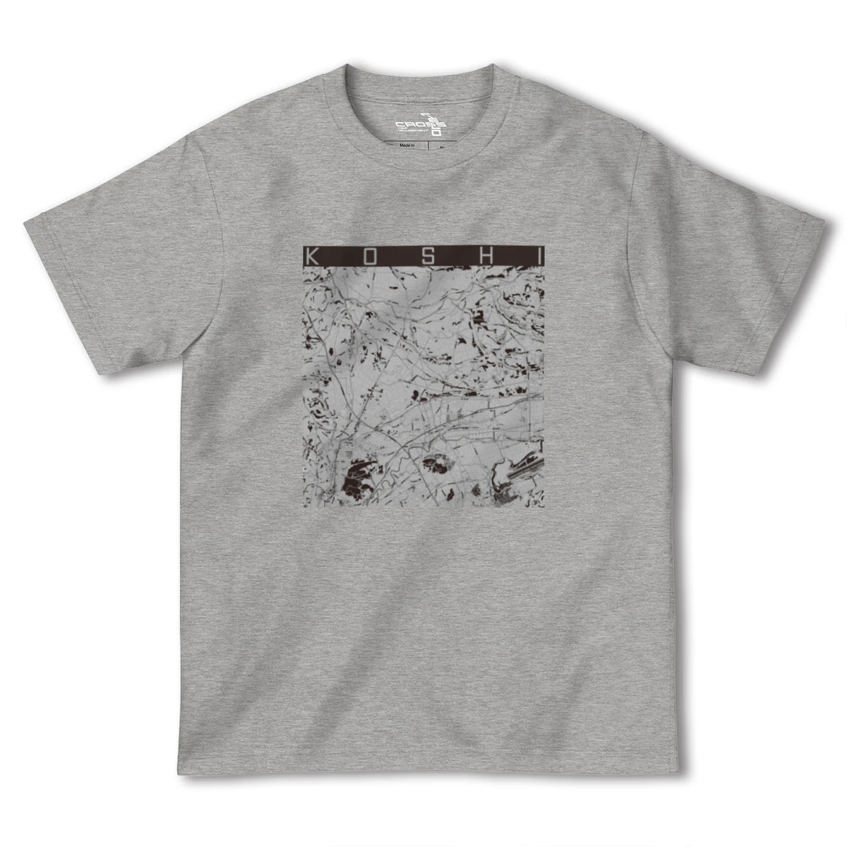 【合志(熊本県)】地図柄ヘビーウェイトTシャツ