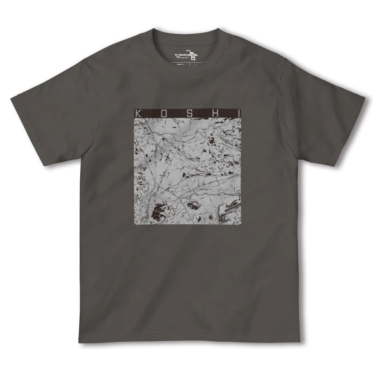 【合志(熊本県)】地図柄ヘビーウェイトTシャツ