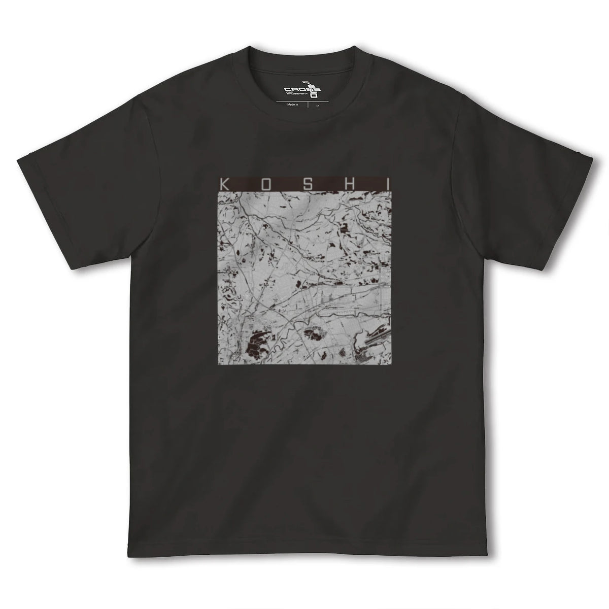 【合志(熊本県)】地図柄ヘビーウェイトTシャツ