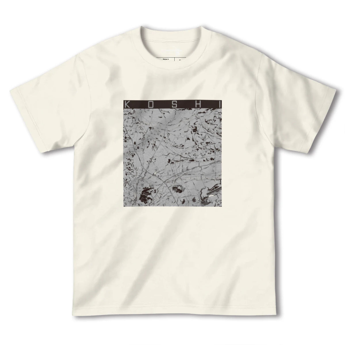 【合志(熊本県)】地図柄ヘビーウェイトTシャツ