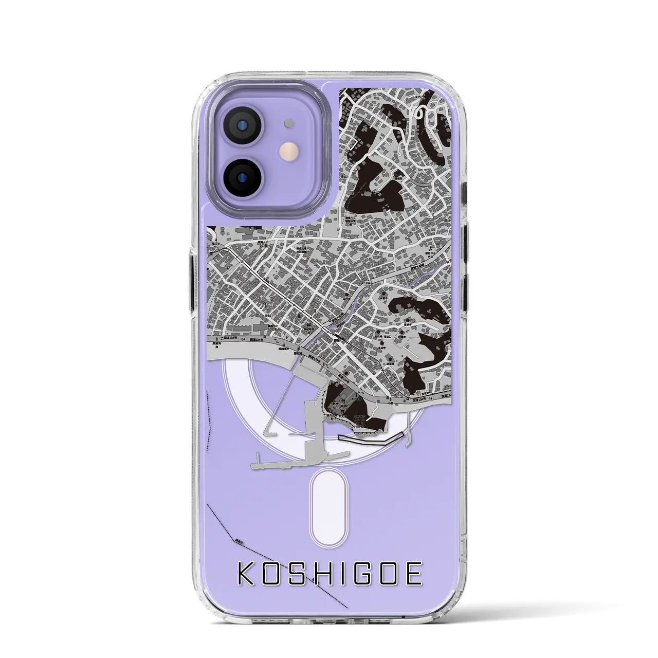 【腰越(神奈川県)】地図柄iPhoneケース(MagSafeタイプ)