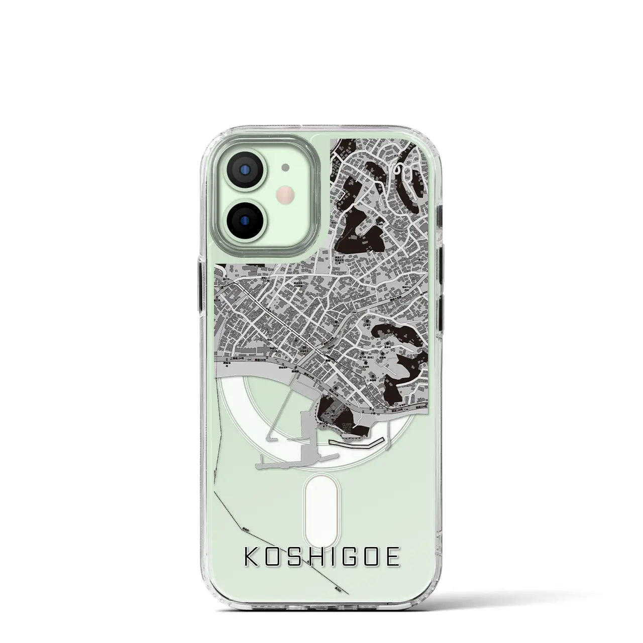 【腰越(神奈川県)】地図柄iPhoneケース(MagSafeタイプ)