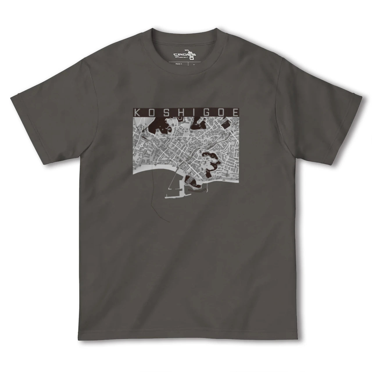 【腰越(神奈川県)】地図柄ヘビーウェイトTシャツ