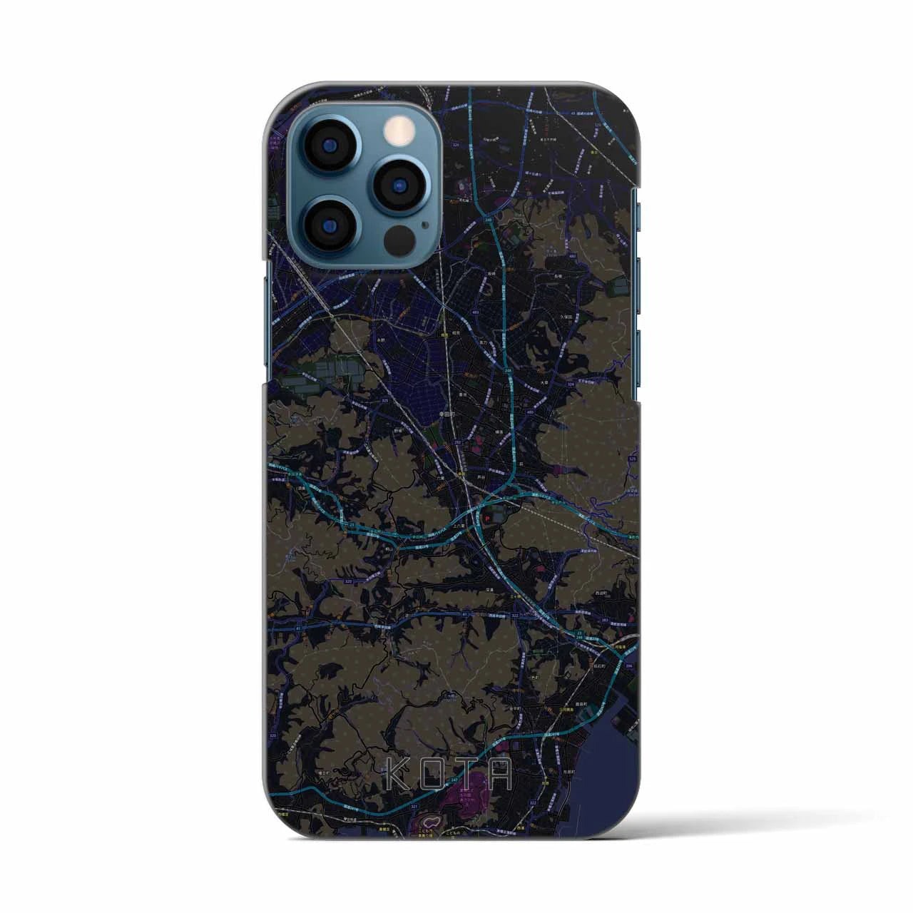 【幸田(愛知県)】地図柄iPhoneケース(バックカバータイプ)