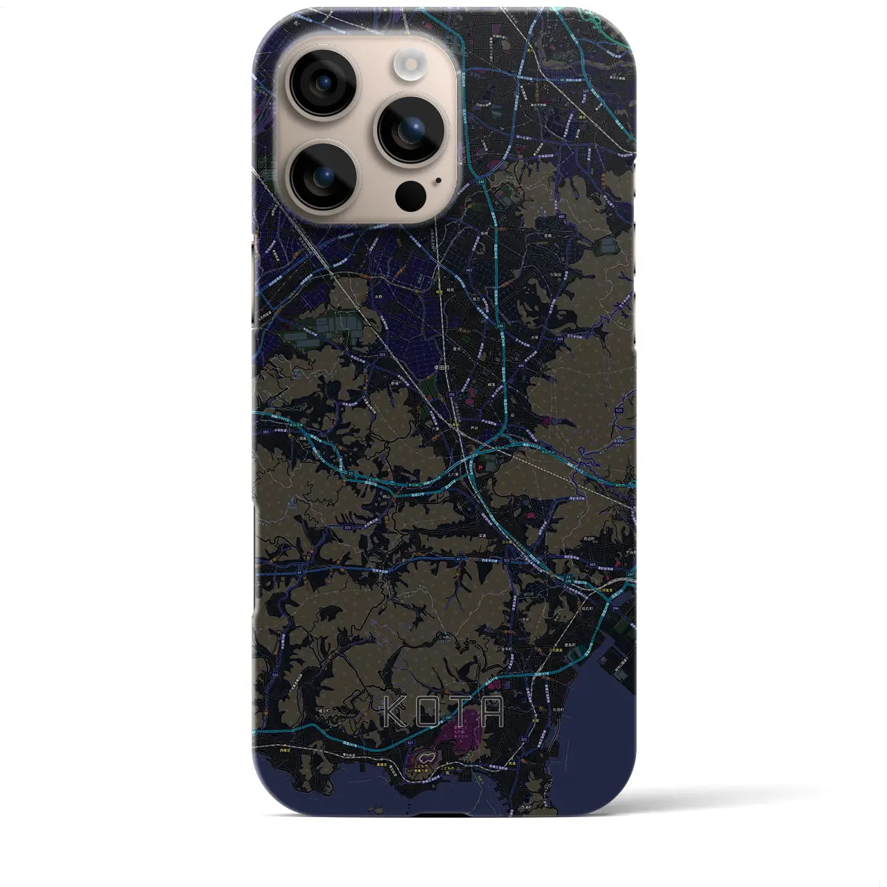 【幸田(愛知県)】地図柄iPhoneケース(バックカバータイプ)