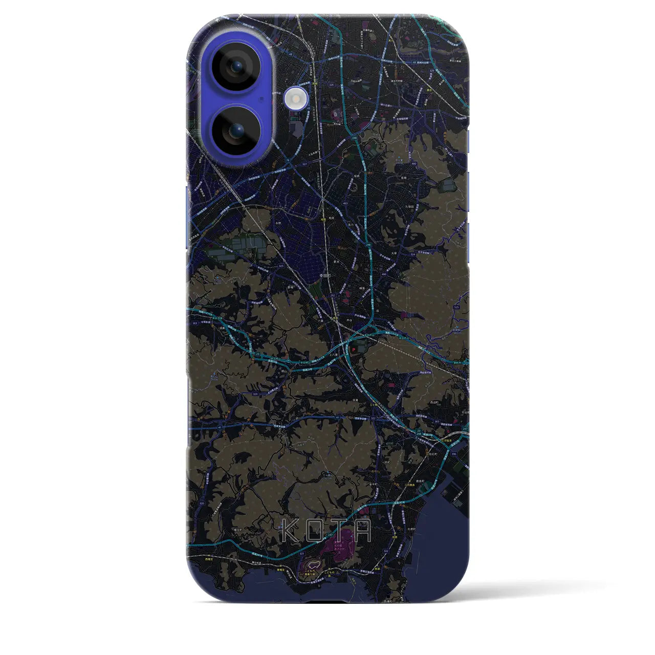 【幸田(愛知県)】地図柄iPhoneケース(バックカバータイプ)