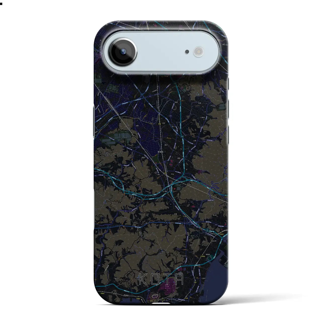 【幸田(愛知県)】地図柄iPhoneケース(バックカバータイプ)
