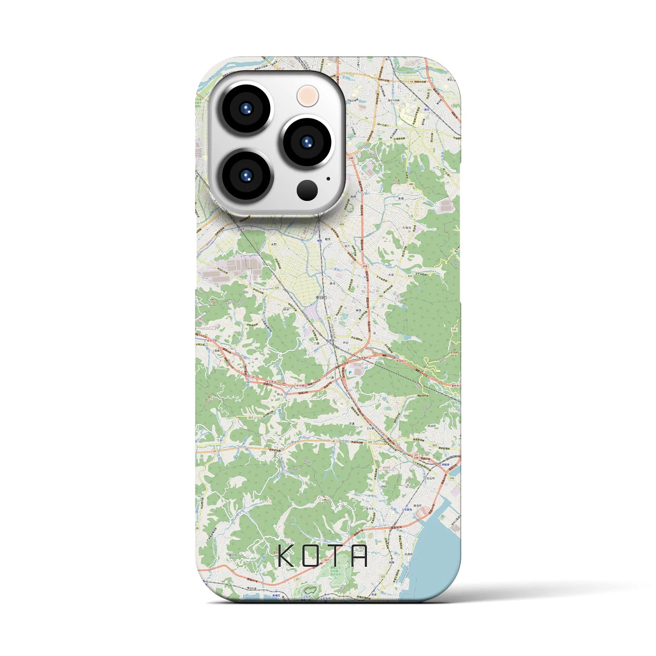 【幸田(愛知県)】地図柄iPhoneケース(バックカバータイプ)