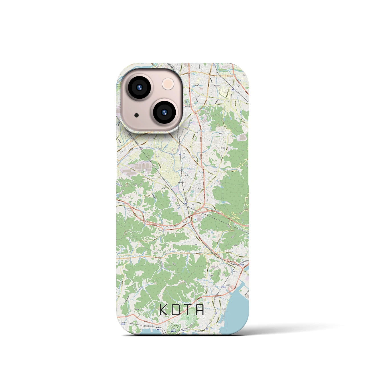 【幸田(愛知県)】地図柄iPhoneケース(バックカバータイプ)