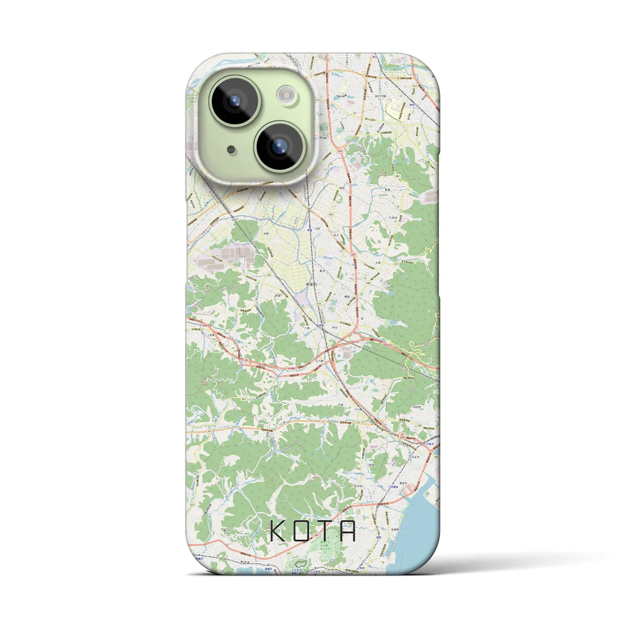 【幸田(愛知県)】地図柄iPhoneケース(バックカバータイプ)