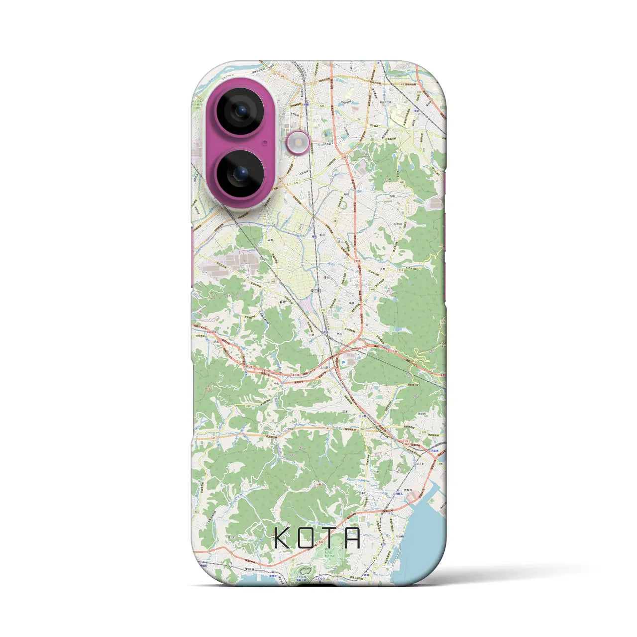 【幸田(愛知県)】地図柄iPhoneケース(バックカバータイプ)