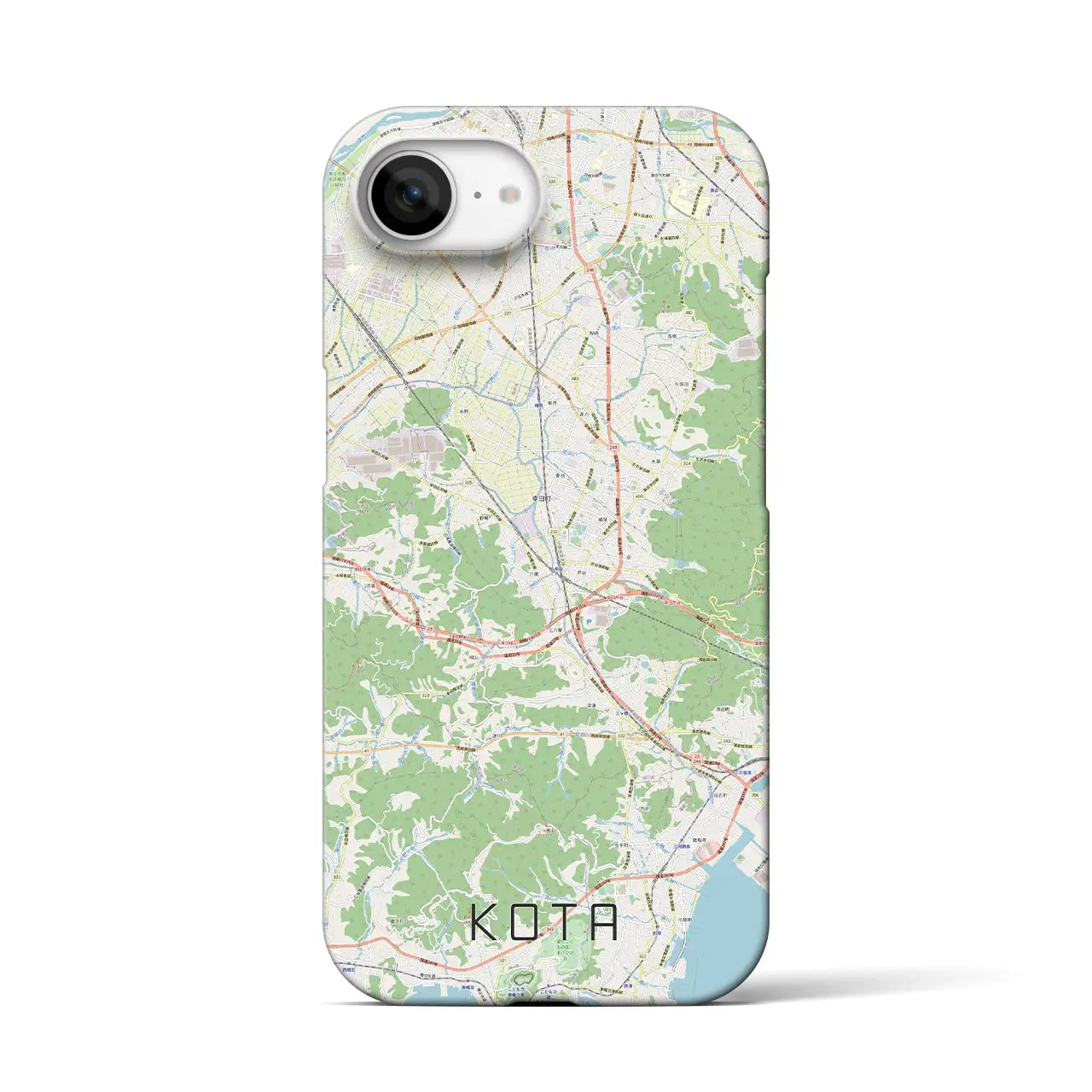 【幸田(愛知県)】地図柄iPhoneケース(バックカバータイプ)