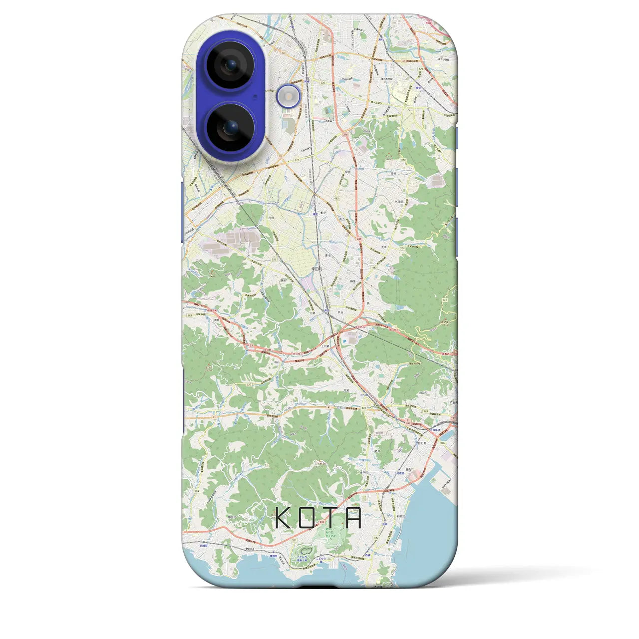 【幸田(愛知県)】地図柄iPhoneケース(バックカバータイプ)