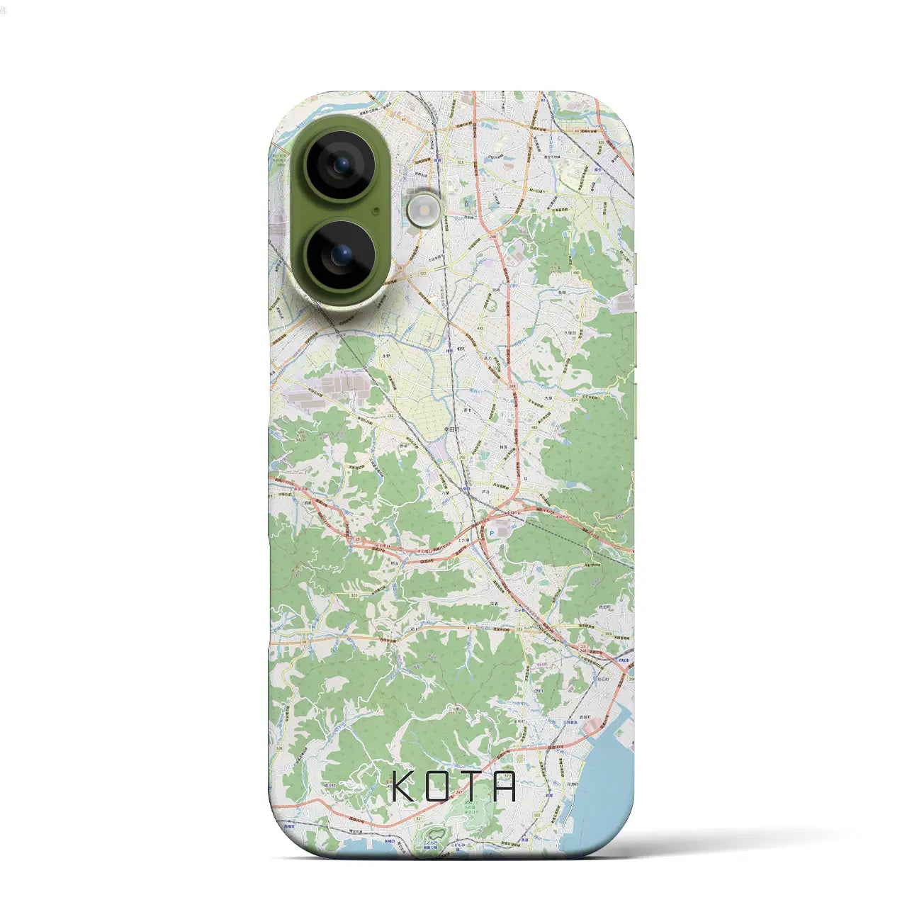 【幸田(愛知県)】地図柄iPhoneケース(バックカバータイプ)