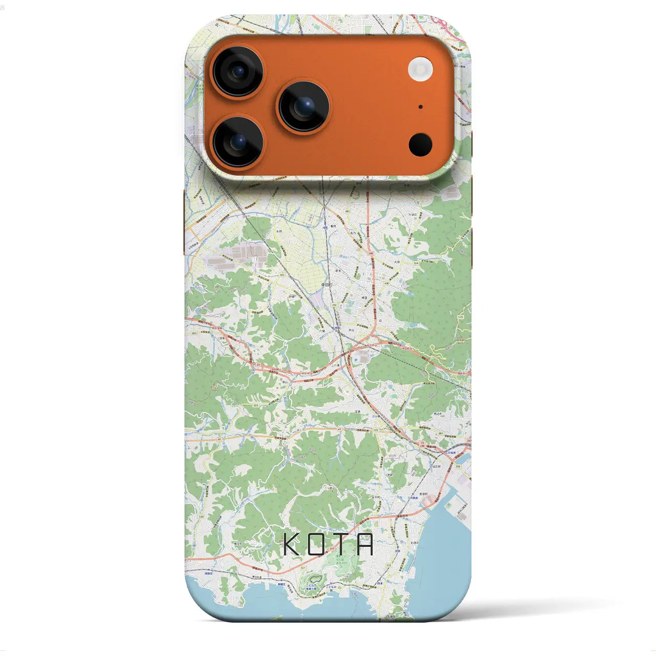 【幸田(愛知県)】地図柄iPhoneケース(バックカバータイプ)
