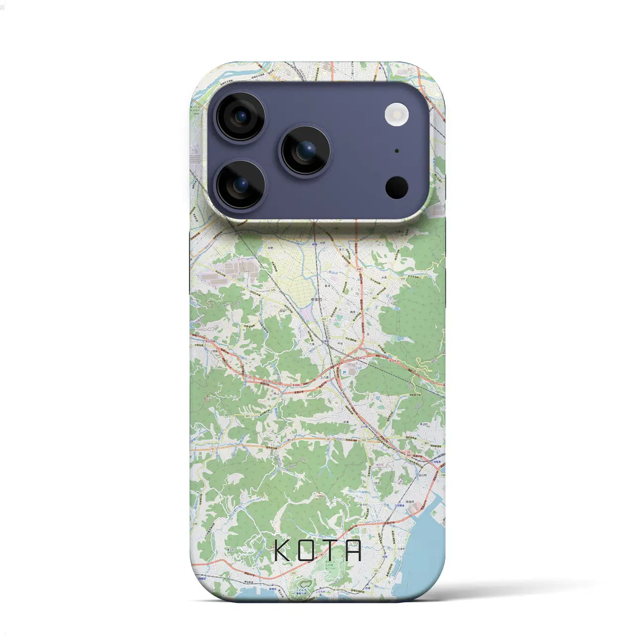 【幸田(愛知県)】地図柄iPhoneケース(バックカバータイプ)