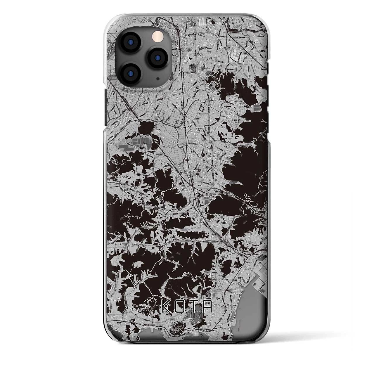 【幸田(愛知県)】地図柄iPhoneケース(クリアタイプ)