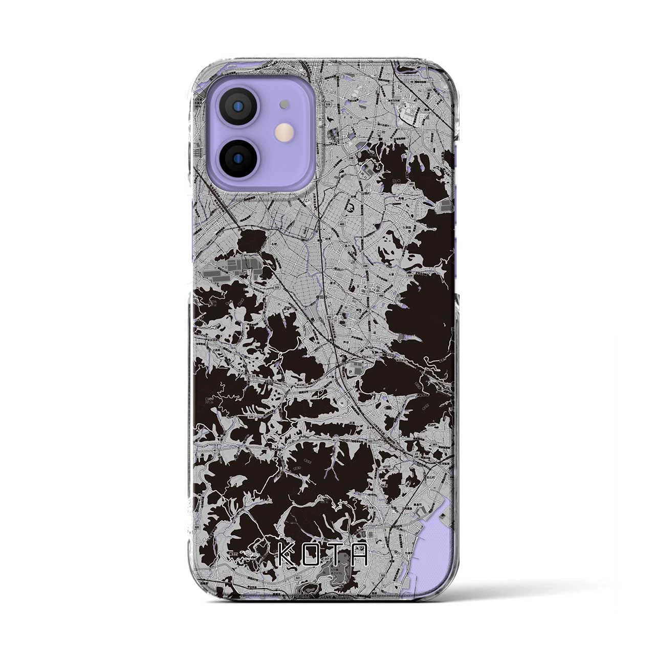 【幸田(愛知県)】地図柄iPhoneケース(クリアタイプ)