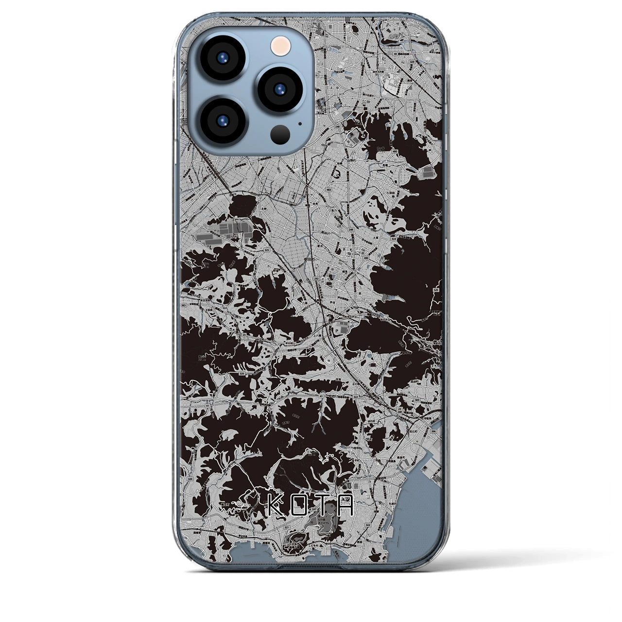 【幸田(愛知県)】地図柄iPhoneケース(クリアタイプ)