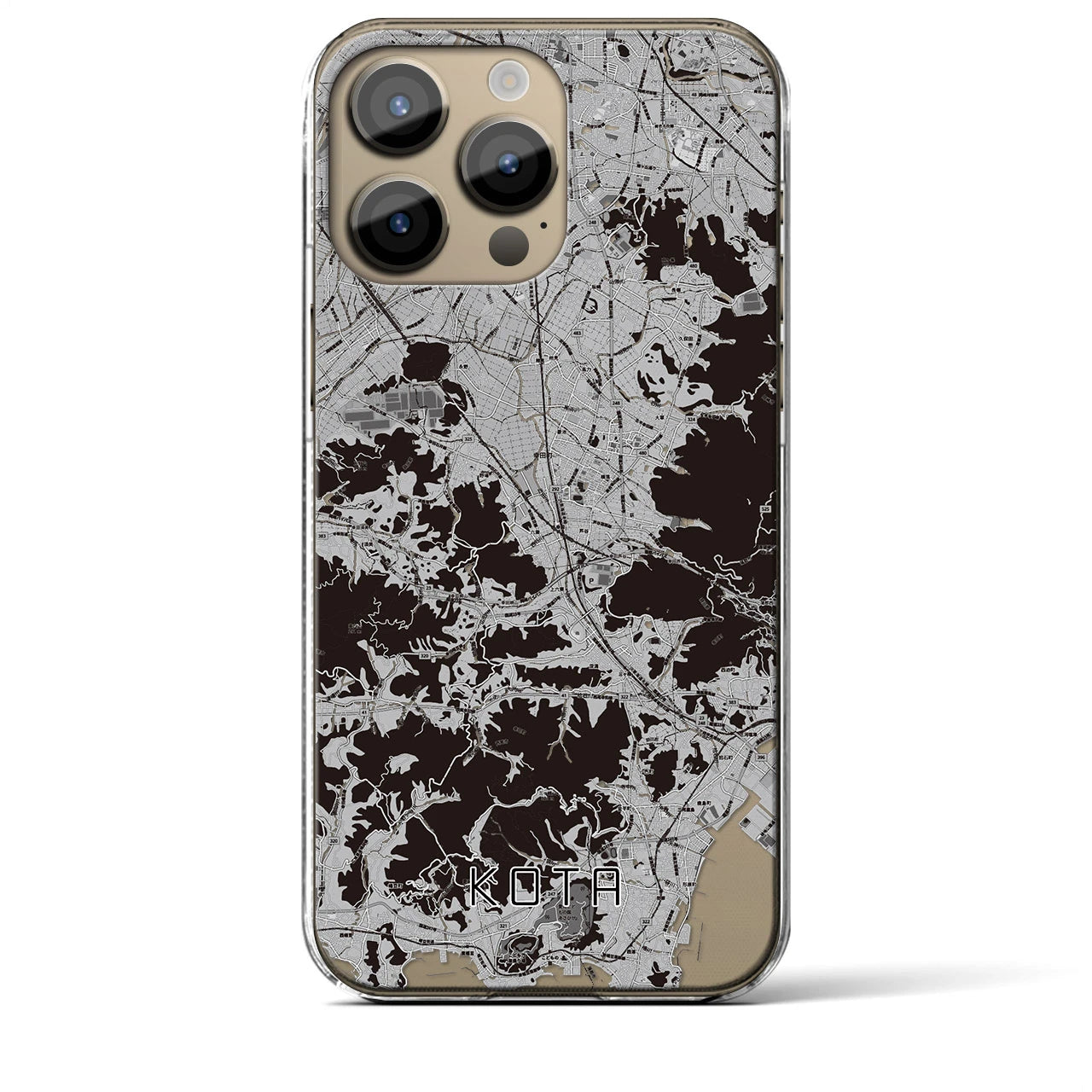 【幸田(愛知県)】地図柄iPhoneケース(クリアタイプ)