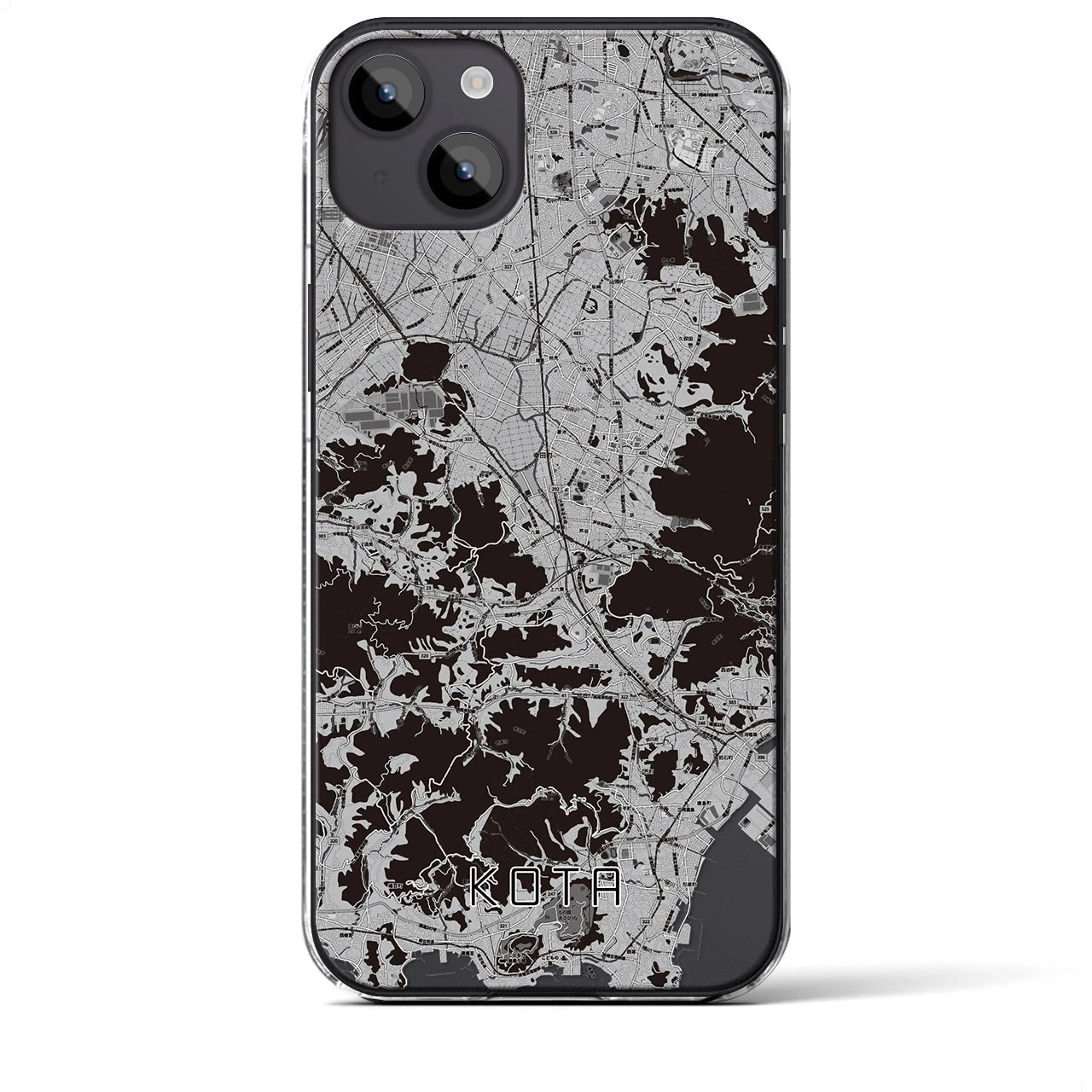 【幸田(愛知県)】地図柄iPhoneケース(クリアタイプ)