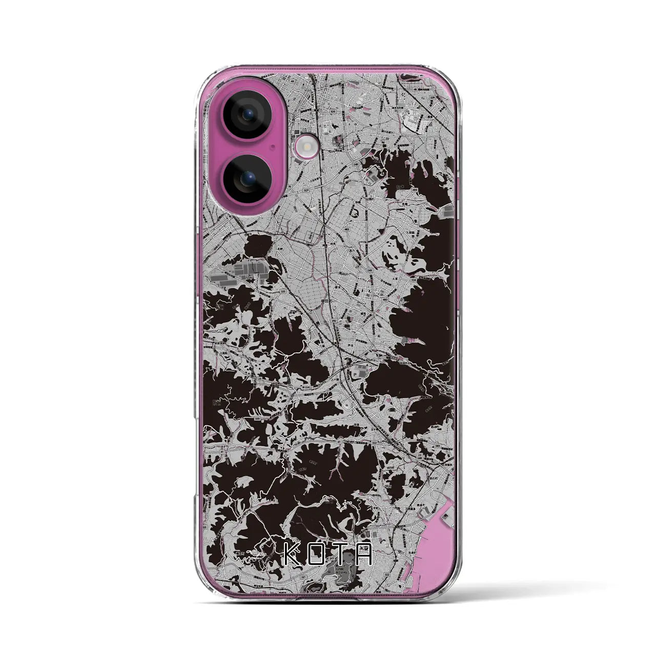 【幸田(愛知県)】地図柄iPhoneケース(クリアタイプ)