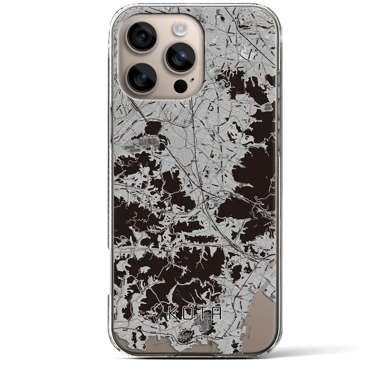 【幸田(愛知県)】地図柄iPhoneケース(クリアタイプ)