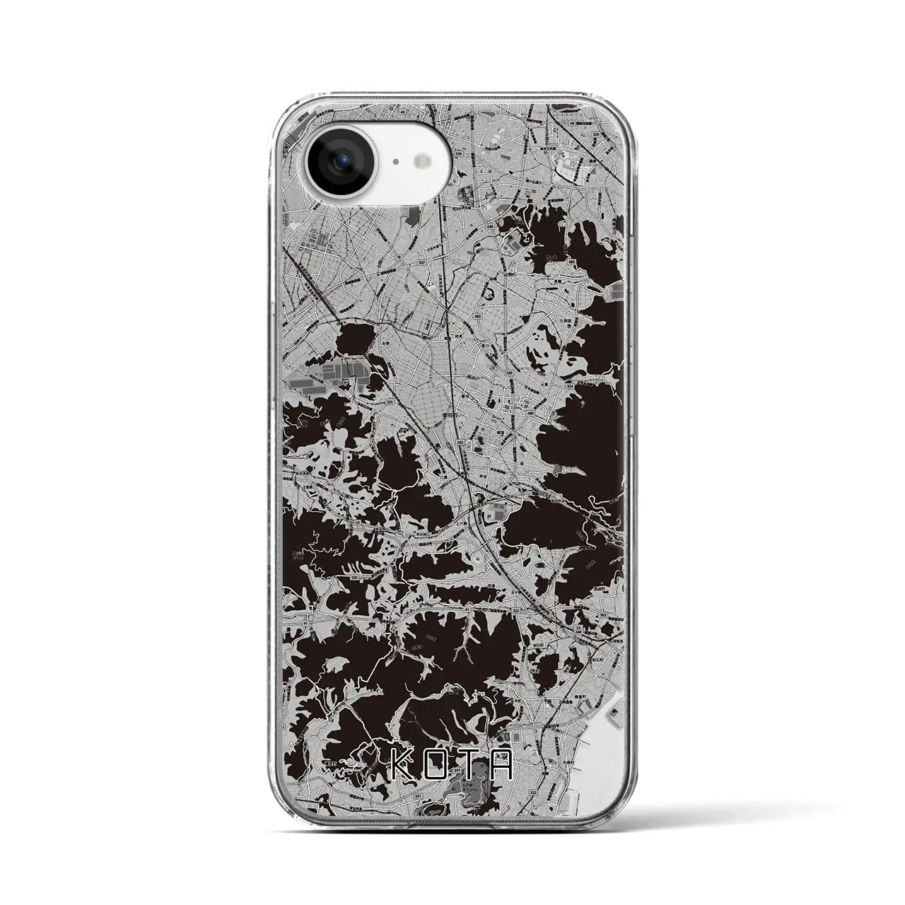 【幸田(愛知県)】地図柄iPhoneケース(クリアタイプ)