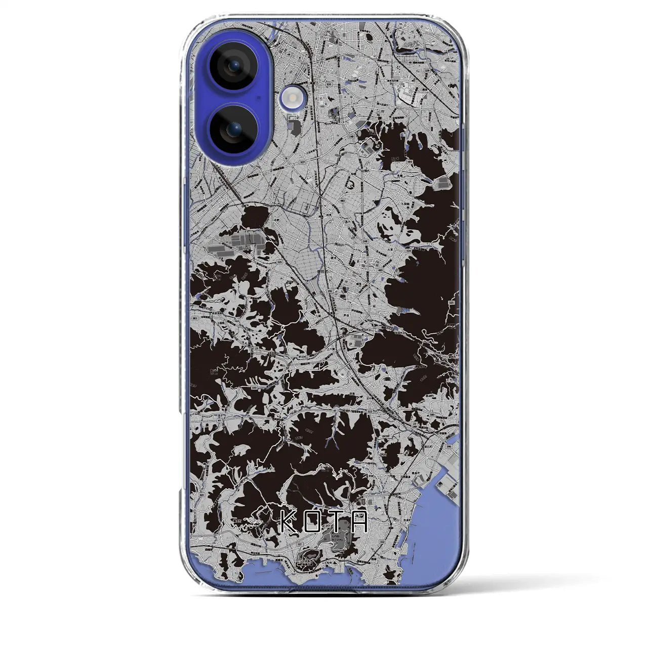 【幸田(愛知県)】地図柄iPhoneケース(クリアタイプ)