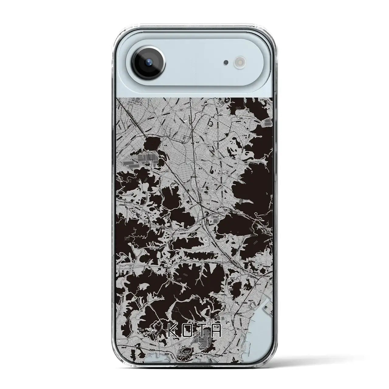 【幸田(愛知県)】地図柄iPhoneケース(クリアタイプ)